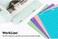 حصيرة القطع WORKLION مقاس 12x12 لـ Cricut: (5 حصائر، 2 لاصق قياسي/ 1 لاصق قماش/ 1 لاصق خفيف/ 1 لاصق قوي) حصائر متنوعة لـ Cricut Explore 3/ Air 2/Air/One/Maker 3/Maker.