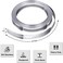 Steelsoft Cut-To-Fit Hose Clamp Set Assortment, DIY Odd Sizes 2. 5''-45'' Diameter Options, 304 Stainless Steel, 12 Feet Band Strap8 fasteners, Super Easy To Use.