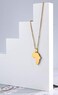 AMBU Woman Africa Map Pendant Necklace.