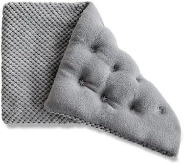UNCN Wide Microwave Heating pad with Washable Cover 9 * 15" Microwavable Hot Pad for Neck Shoulder, Cramps, Back Cordless Warm Compress Weighted Moist Heat Pack for Aches, Unscented Grey.
