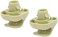 X AUTOHAUX 2pcs Beige Car Plastic Sun Visor Hook Clip Bracket Retainer 88217S04003ZA for Honda Accord Civic CR-V Element Odyssey Pilot Ridgeline.
