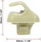 X AUTOHAUX 2pcs Beige Car Plastic Sun Visor Hook Clip Bracket Retainer 88217S04003ZA for Honda Accord Civic CR-V Element Odyssey Pilot Ridgeline.