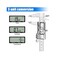 Jiavarry Digital Caliper Measuring Tool, Stainless Steel Vernier Caliper Digital Micrometer with Large LCD Screen, Easy Switch from Inch Metric Fraction, 6 Inch Caliper Tool for DIY/Household.