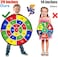 BooTaa 2 Pack 29" Large Dart Board Game Set with 20 Sticky Balls, Indoor/Sport Outdoor Fun Party Play Games, Boys Girls Toys, Birthday Toy Gifts for 3 4 5 6 7 8 9 10 11 12 Year Old Boys Girls Kids.
