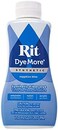 Craft County Synthetic Rit Dye More Liquid Fabric Dye &ndash; Wide Selection of Colors &ndash; 7 Ounces - Sapphire Blue.