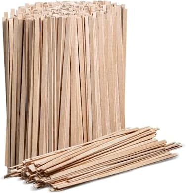 Prestee Wooden Coffee Stirrer - 1000 Disposable 5. 5 inches Long Wooden Stir Sticks for Coffee and Cocktails - Smooth, Splinter-Free Beverage Mixers - Ideal for Coffee Bars and Drink Stations.