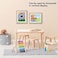Americanflat 10x12. 5 Kids Art Frame - Front Loading Picture Frame - Use as 8. 5x11 Frame with Mat or 10x12. 5 Frame Without Mat - My Mini Masterpiece - Holds 100 Artworks - Driftwood.