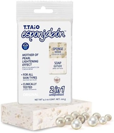 T.TAIO T. Taio Esponjabon Sponge Soap Concha Nacar.