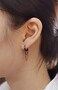 Dtja Tassel Chain Drop Dangle Small Hoop Earrings for Women Girls 925 Sterling Silver Huggie Helix Cartilage Tragus Daith Piercing Cuff Minimalist Fashion Personalized Punk Jewelry.