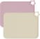 Moonkie Silicone Placemats for BabyKid, Stain-Proof Non-Slip Toddler Food Mats Eating Table Mat with 2 Packs(Ether/Sage.