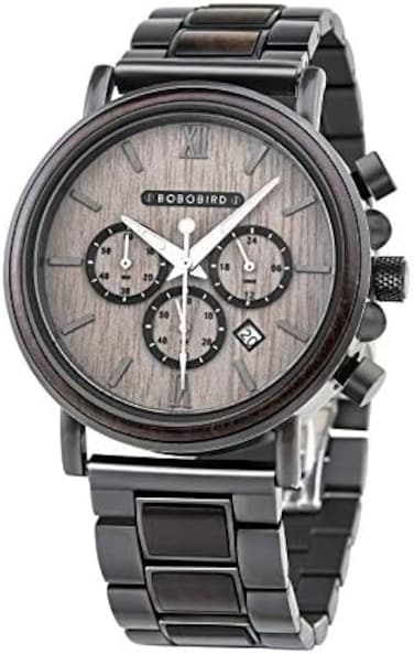 BOBO BIRD 2021 New Men's Wrist Watches Stylish Wood Watch Analog Quartz Casual Wooden Wrist Watch with Gift Box.