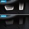 أغطية دواسات Motrobe Dodge Ram 1500 2019 2020 2021 2022 2023، طقم وسادات دواسات قدم مضادة للانزلاق من سبائك الألومنيوم لدواسة الفرامل والوقود والبنزين، مناسبة لسيارة دودج رام 1500، لا تناسب رام TRX.