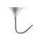 QWORK Spout Funnel with 14-9/16" Long Flexible Hose and Strainer, Steel Universal Priming Funnel for All Oils,Diesel Fuel and Other Liquids.