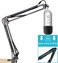 SUNMON Yeti Mic Boom Arm Stand with Pop Filter, Compatible with Blue Yeti, Blue Yeti Pro USB Microphone with Cable Sleeve.