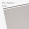 U Brands Farmhouse Linen Bulletin Board, 14"x14", White Metal Frame, Industrial Grade Pinning Surface.