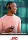 JVC HA-S23W Wireless Headphones - On Ear Bluetooth Headphones, Foldable Flat Design, 17-Hour Long Battery Life (Black.