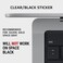 Synerlogic Mac OS Shortcuts StickerKeyboard Stickers for MacBookNo-Residue Laminated Vinyl Laptop StickersShortcut Stickers for 13-16" Air and Pro (Clear/Black.