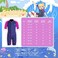 Seaskin Kids Wetsuit for Boys Girls Toddlers, 2mm Shorty Diving Suits Front Zipper 3mm Full Suits Back Zip Wet Suits Neoprene Thermal Swimsuits Keep Warm for Diving Surfing Swim Lessons.