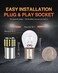 مصباح LUYED 1156 LED أبيض فائق السطوع منخفض الطاقة 6500K، مصابيح LED احتياطية للرجوع للخلف، BA15S 1141 1003 7506 P21W بديل LED لمصابيح الذيل، مصابيح RV، مصابيح تحديد الجانب، عبوة من 10.