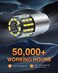 مصباح LUYED 1156 LED أبيض فائق السطوع منخفض الطاقة 6500K، مصابيح LED احتياطية للرجوع للخلف، BA15S 1141 1003 7506 P21W بديل LED لمصابيح الذيل، مصابيح RV، مصابيح تحديد الجانب، عبوة من 10.
