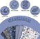 Aubliss 8pcs Fat Quarter Fabric Bundles 19. 6'' x 19. 6''(50cm x 50cmCotton Craft Fabric Pre-Cut Squares Sheets for Patchwork Sewing Quilting Fabric(Checked/Striped/Floral.