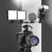 UTEBIT 11 inch Flash Bracket, Long Dual Camera Mount Flash Bracket Extension Bar with 1/4&ldquo; Hot Shoe, Straight Flash Brackets 1/4-3/8 Thread Hole Tripod Mount for Camera/LED Light/Microphone.