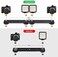 UTEBIT 11 inch Flash Bracket, Long Dual Camera Mount Flash Bracket Extension Bar with 1/4&ldquo; Hot Shoe, Straight Flash Brackets 1/4-3/8 Thread Hole Tripod Mount for Camera/LED Light/Microphone.
