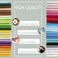 Aubliss 50pcs 9. 8" x 9. 8" (25cm x 25cmCotton Fabric Bundle Pre-Cut Squares Fat Quarter for Patchwork Sewing DIY Crafting Quilting Fabric (Bright Solid Colors.