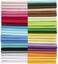 Aubliss 50pcs 9. 8" x 9. 8" (25cm x 25cmCotton Fabric Bundle Pre-Cut Squares Fat Quarter for Patchwork Sewing DIY Crafting Quilting Fabric (Bright Solid Colors.