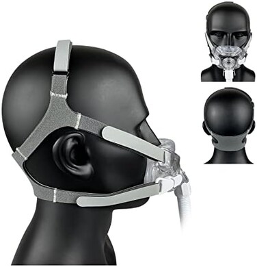 Heathorn Amara View CPAP Mask Headgear Replacement Strap Soft and Comfortable Fabric Straps for Respironics Amara View Mask Size Standard (ly - 2 Pack.