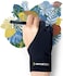 XENCELABS, Artist Glove, Drawing Glove Left Right Hand for Drawing Tablet, 2 Finger Glove for Drawing Black.