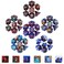مجموعة نرد Surhugvy DND، 20 × 7 نرد متعدد الأوجه (140 قطعة بلونين لألعاب Dungeons and Dragons DND RPG MTG Table Game، 20 لونًا من النرد مع نرد كبير واحد).