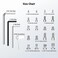 SmallRig 20Pcs Screws and Hex Key Storage Plate with 1/4"-20 3/8"-16 M2. 5 M3 M4 M5 Stainless Steel Screws and 4Pcs Hex Keys MD3184.