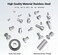 SmallRig 20Pcs Screws and Hex Key Storage Plate with 1/4"-20 3/8"-16 M2. 5 M3 M4 M5 Stainless Steel Screws and 4Pcs Hex Keys MD3184.