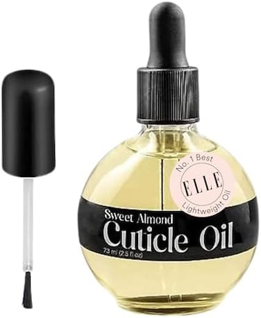 C CARE Sweet Almond Cuticle Oil For Nails - Stocking Stuffer Holiday Gift - Repairs Cuticles Overnight - Moisturizes and Strengthens Nails and Cuticles - DropperBrush included - 2. 5oz.