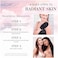 SERAPHIC SKINCARE Korean exfoliating mitts (1pcmicrodermabrasion at home, exfoliating gloves visibly lift away dead skin, great for spray tan removal or keratosis pilaris, made of 100% viscose fiber.