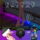 أضواء Auplf التي تعمل بالحركة أسفل السرير، 9.84 قدم، شرائط إضاءة LED متغيرة الألوان RGB 5050 مع مستشعر، تحكم عبر التطبيق ومزامنة الموسيقى، ضوء ليلي قابل للتعتيم مع مؤقت إيقاف تشغيل تلقائي لغرفة النوم.