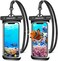 UNBREAKcable Waterproof Phone Case, 2-Pack IPX8 Universal Waterproof Phone Pouch Dry Bag for iPhone 15 14 13 12 11 Pro Max XR X XS SE 2022 8 Plus Samsung S23 S22 Ultra S21Huawei P60 Mate 60 up to 7".