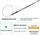 Anina Power Antenna Mast Compatible with 1990-2010 Lexus ES250-ES300-GS300-LS400-SC300-SC400-SC430 Aftermarket Antenna Mast for AM/FM Radio.