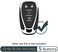 GFDesign 2 Pcs Silicone 5 Buttons Key Fob Cover Remote Case Keyless Protector Compatible with 2016-2020 Chevrolet Chevy Malibu Camaro Cruze Equinox Sonic Spark Traverse Blazer Bolt EV Trax Volt.