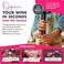 VINABON Electric Wine Opener - New 2022 Battery Operated Electric Wine Bottle Opener with Wine Foil Cutter - One-Click Reusable Automatic Electronic Wine Opener Corkscrew. Includes WineGuide Ebook.