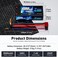 Zeee 2S Lipo Battery 5000mAh 7. 4V 100C Shorty Hard Case Battery with 4mm Bullet to Deans Connector for RC 1/10 Scale Vehicles Car Trucks Boats RC Models(2 Pack.