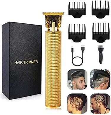 DEYOT Professional Hair Clippers for Men Electric Haircut Kit Hair Trimmer Grooming Waterproof Rechargeable Close Cutting T Blade Trimmer USB Rechargeable Clippers for Hair Cutting with Guide Combs.