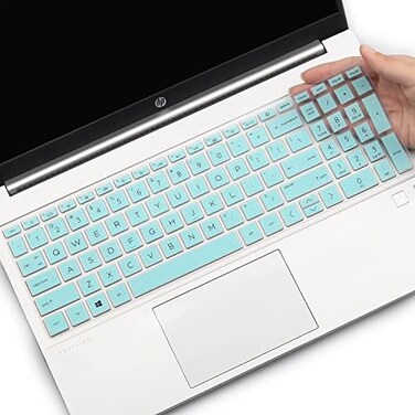 MUBUY-GOL Keyboard Cover for 2021 HP Pavilion 15. 6" Laptop 15-eh 15-eg 15t-gh/eh Series 15-eh0010nr/0090wm/eh0095nr/eh0097nr 15t/15z-eg000 15-eg0010nr/0072nr/0074nr/0076nr/0079nr/0097nr US Keyboard C