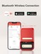 NIIMBOT B21 Mini Thermal Inkless Label Maker Compatible with iOS and Android, for Home Organisation, Business, Barcode, QR Code, with 1 Pack of 50x30mm, Red.