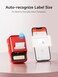 NIIMBOT B21 Mini Thermal Inkless Label Maker Compatible with iOS and Android, for Home Organisation, Business, Barcode, QR Code, with 1 Pack of 50x30mm, Red.