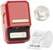 NIIMBOT B21 Mini Thermal Inkless Label Maker Compatible with iOS and Android, for Home Organisation, Business, Barcode, QR Code, with 1 Pack of 50x30mm, Red.