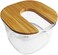 FitSand Bamboo Shaver Rinse Stand Compatible with Skull Shaver Pitbull Gold PRO Head and Face Shaver.