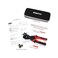 KingTool Leather Hole Punch Set, Super Heavy Duty Rotary Puncher, Multi Hole Sizes Maker Tool.