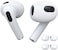 DamonLight Upgraded Cover for AirPods 3 [Fit in Case] Anti Scratches Add Grip Sport Ear Tips [US Patent Registered] Compatible with AirPods 3rd Generation (White.